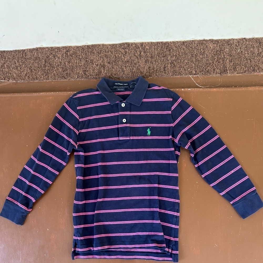 Ralph Lauren Sport long sleeved “The skinny polo” shirt. Boys Medium. NWOT.
